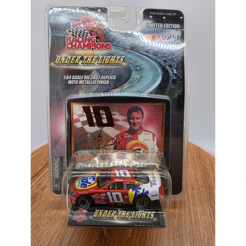 Racing Champions Under The Lights Ricky Rudd 10 Tide Ford 1:64 Diecast Metallic
